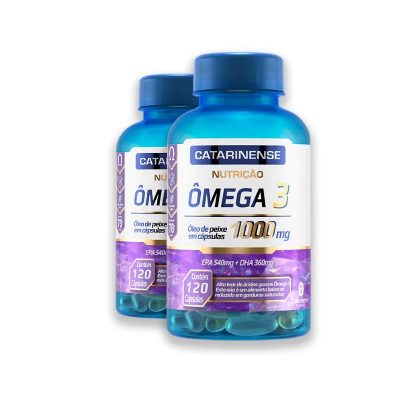 Kit 2 Ômega 3 1000mg Catarinense 120 Cápsulas