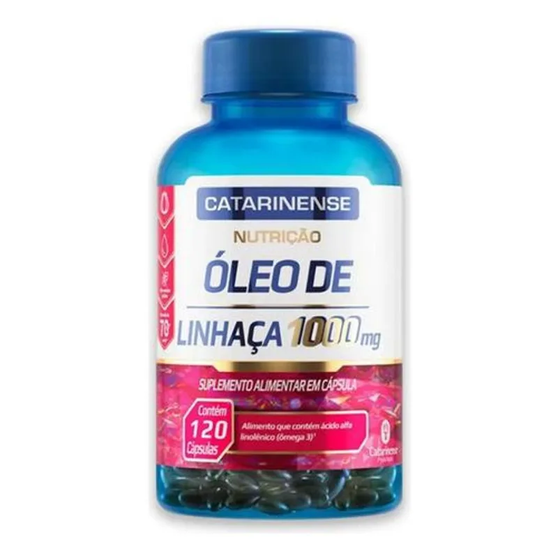 Óleo de Linhaça Catarinense 120 Cápsulas