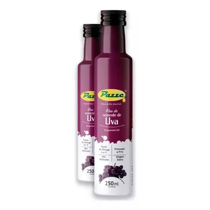 Kit 2 Óleo de Semente de Uva Pazze 250ml