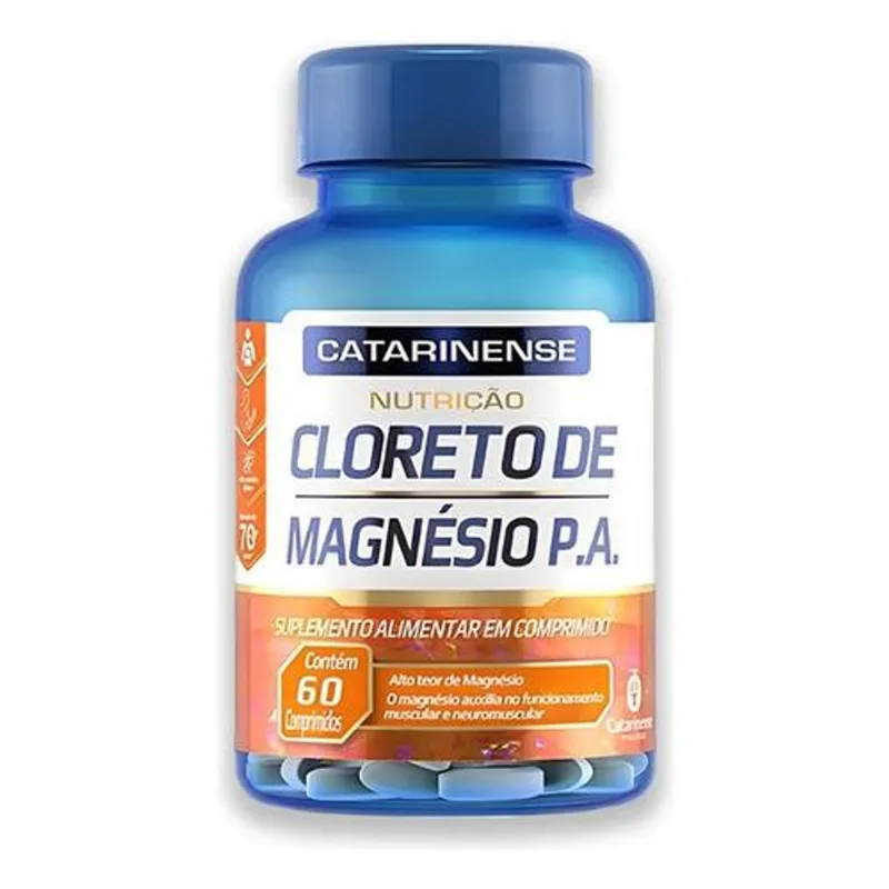 Cloreto de Magnésio P.A. 60 Comprimidos Catarinense
