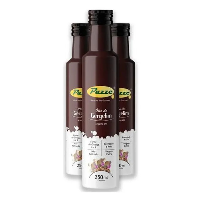 Kit 3 Óleo de Gergelim Pazze 250ml