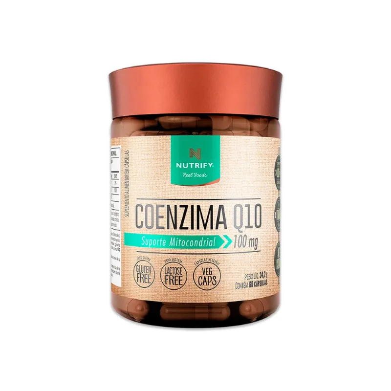 Coenzima Q10 + Vit. E Nutrify 60 Cápsulas