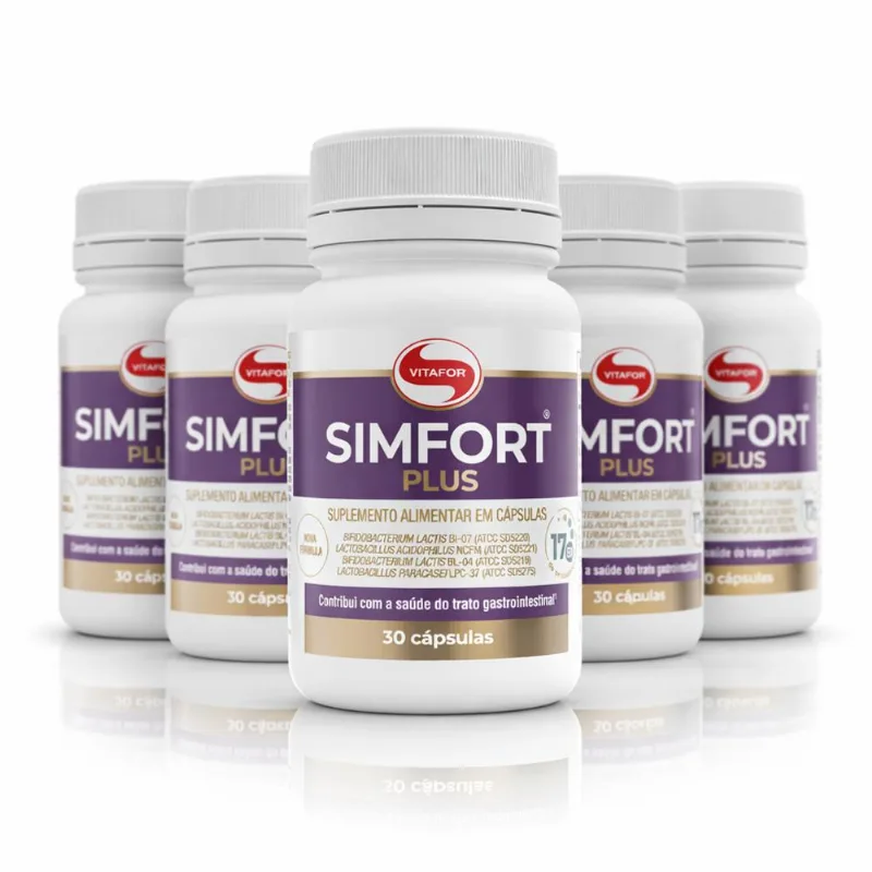 KIT 5 | Simfort Plus 30 Cápsulas Vitafor