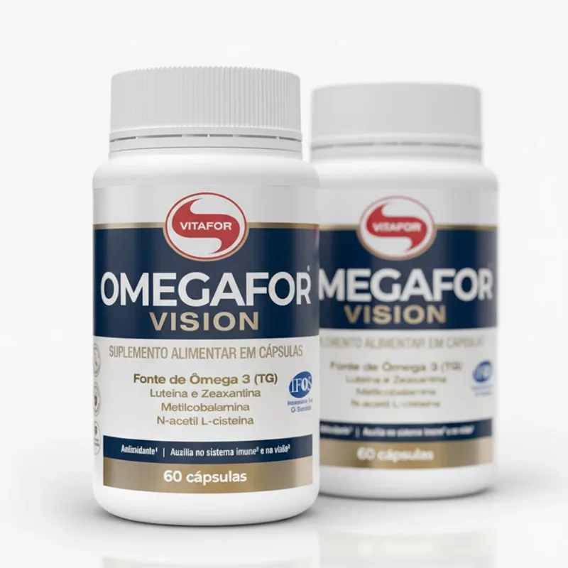KIT 2 | Omegafor Vision Vitafor Ômega 3 60 Cápsulas