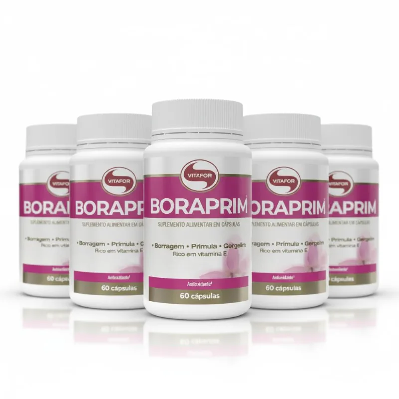 KIT 5 Boraprim 60 Cápsulas Vitafor