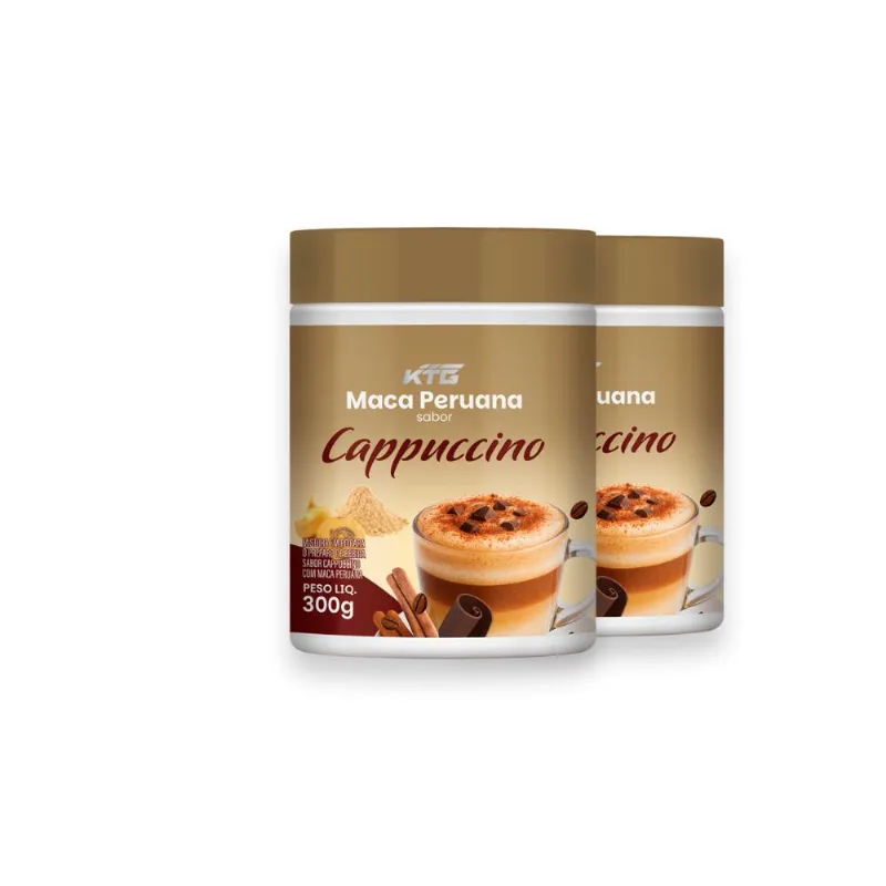 Kit 2 Maca Peruana Cappuccino Katiguá 300g
