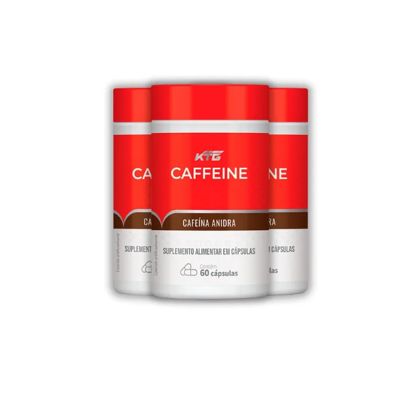 Kit 3 Caffeine Sports Katiguá 60 Cápsulas
