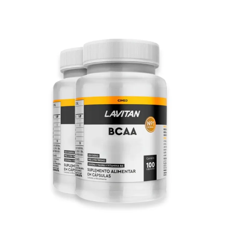 Kit 2 BCAA Lavitan 100 Cápsulas