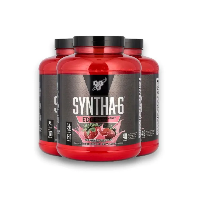 Kit 3 Syntha 6 Optimum Nutrition Morango Milkshake 1.82Kg