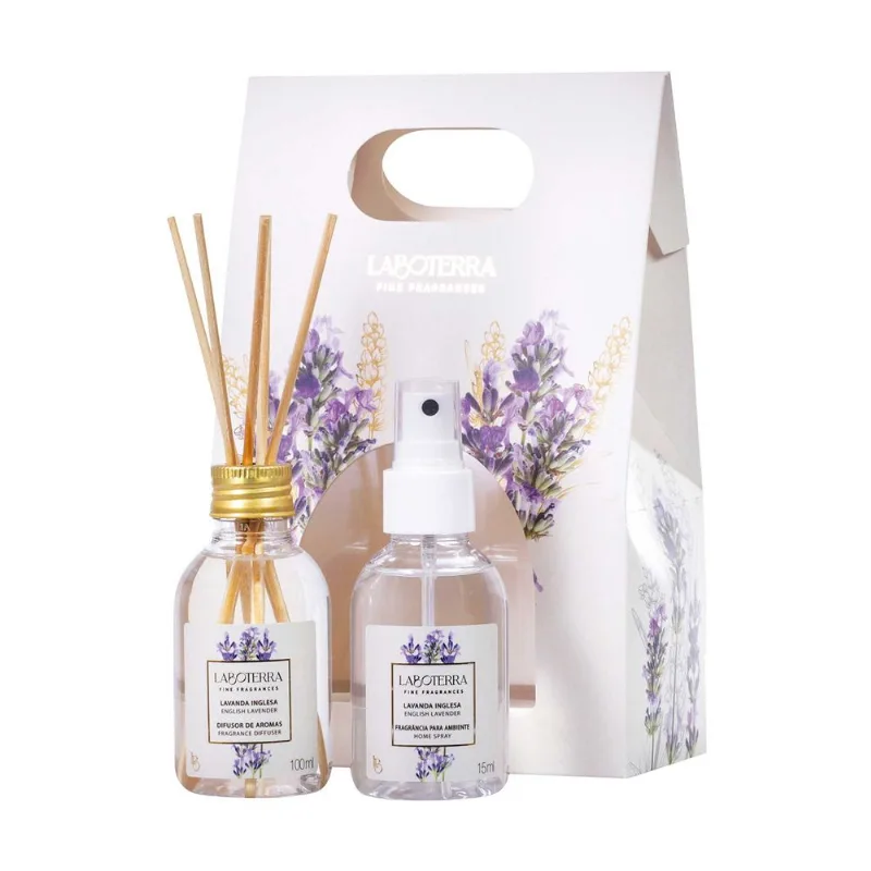 Kit Difusor de Aromas + Home Spray Lavanda Laboterra 100ml