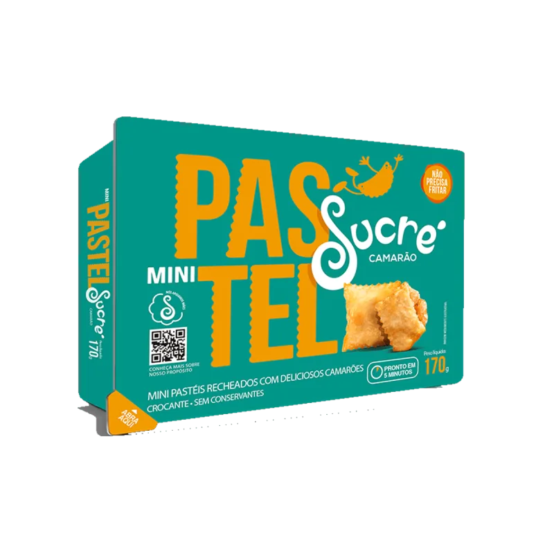Mini Pastel Sucre Camarao Cg 170g - SUCRE