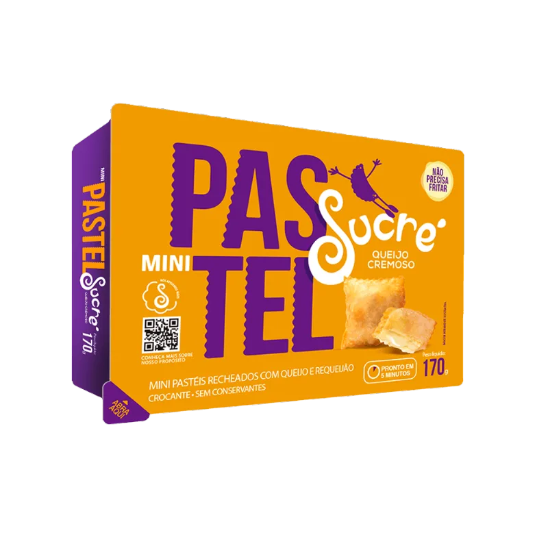 Pastel Sucrê Queijo Requeijão 170g