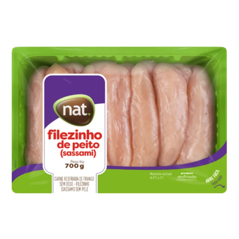 Filezinho De Peito Sassami Frango Nat 700g Resfriado