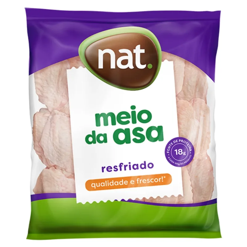 Meio Da Asa Frango Nat 700g Resfriado - Nat