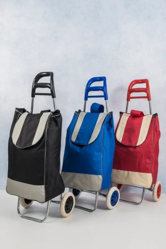 Carrinho de Feira Dobrável com Bolsa - Sortida - Genérica - Utilidades Domesticas