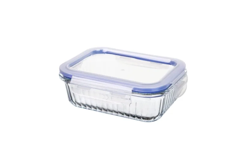 Pote Hermético Retangular com Tampa Stripes 640ml - Genérica - Utilidades Domesticas