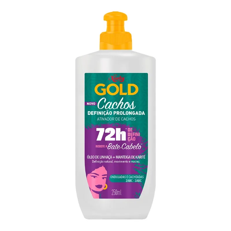 Ativador De Cachos Niely Gold Definição Prolongada 250ml