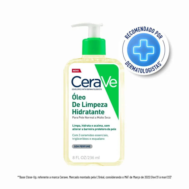 Óleo de Limpeza CeraVe Hidratante 236ml - Cerave