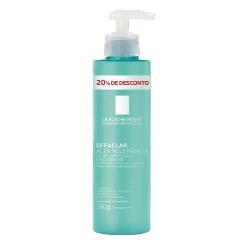 Gel de Limpeza Facial La Roche-Posay Effaclar Alta Tolerância Antioleosidade 300g - La Roche Posay - Dermo E Beleza