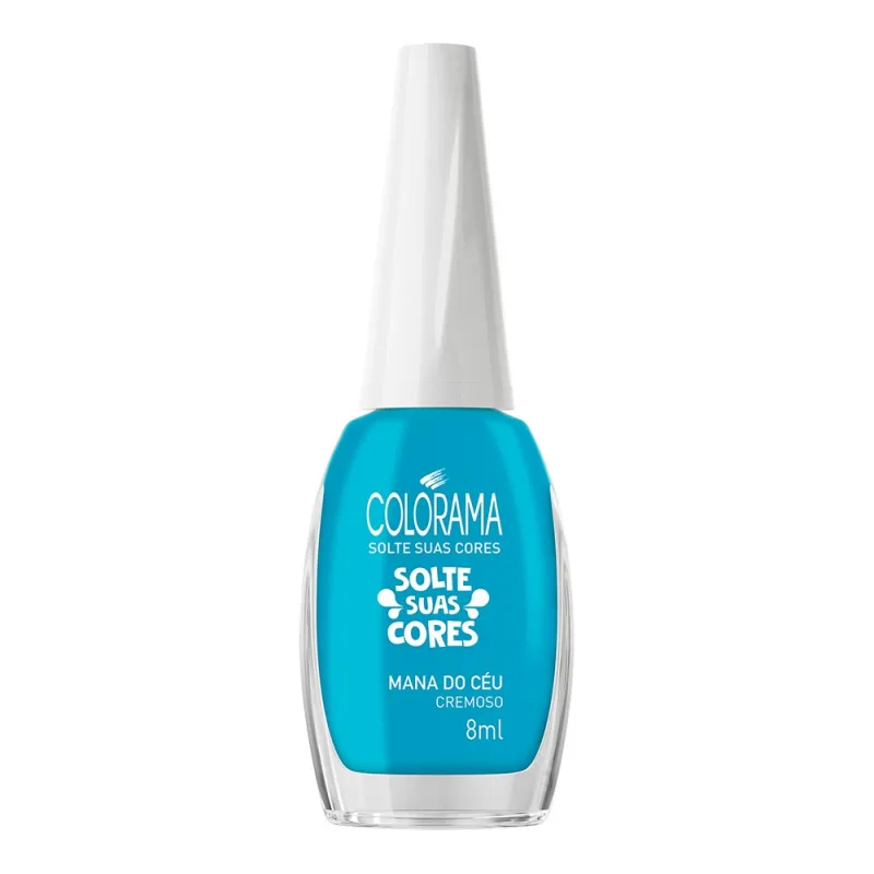Esmalte Colorama Solte Suas Cores Cremoso Mana Do Céu 8ml - Colorama - Esmalte