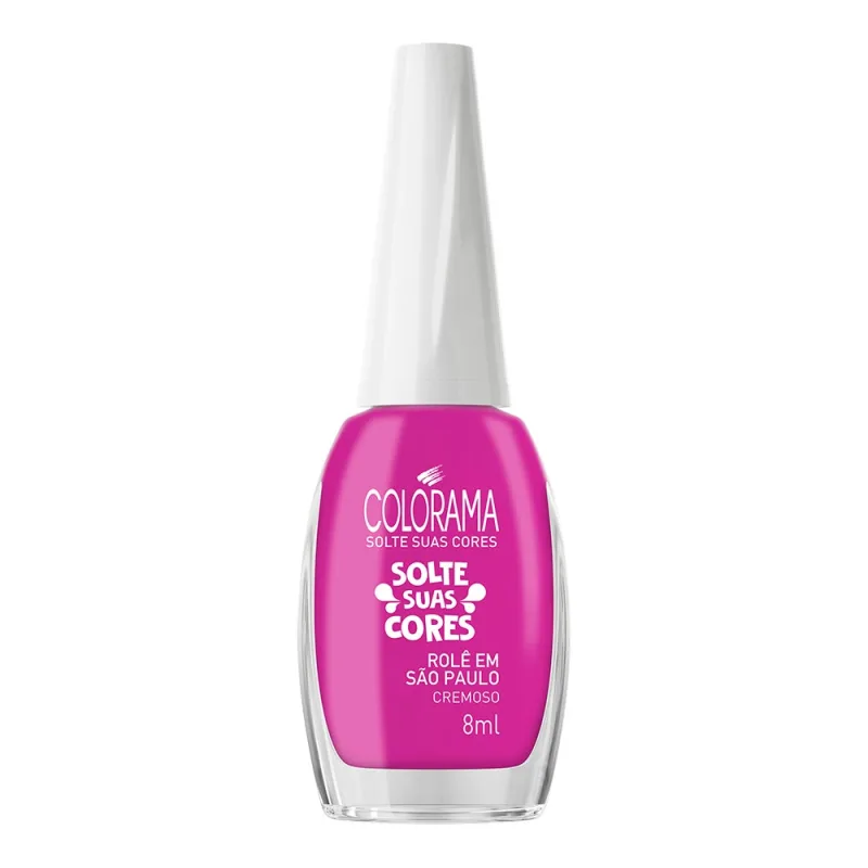 Esmalte Colorama Solte Suas Cores Cremoso Role Em São Paulo 8ml - Colorama