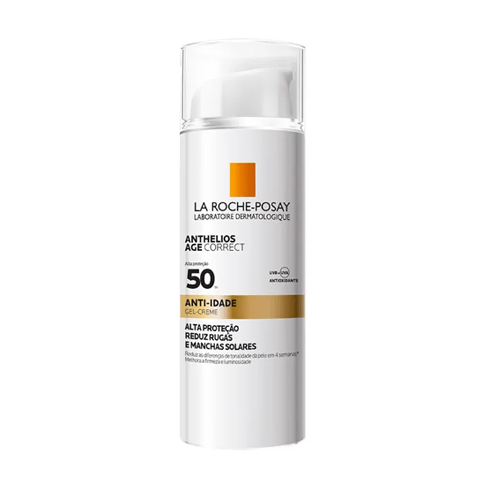 Protetor Solar Facial Anti-Idade La Roche-Posay Anthelios Age Correct sem cor FPS 50 50g - La Roche Posay