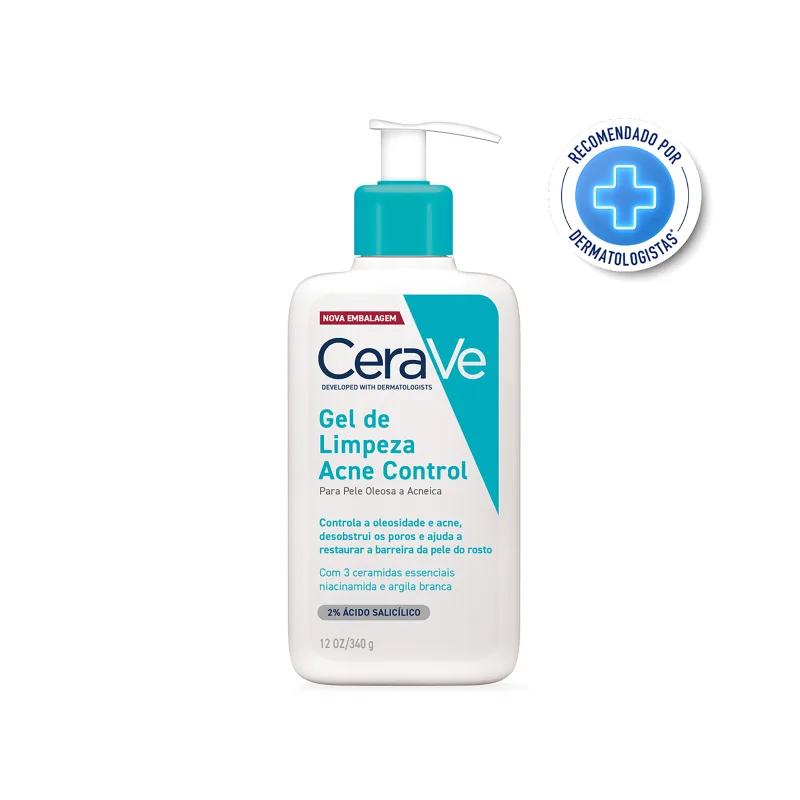 Gel de Limpeza Cerave Acne Control - 340g - Cerave