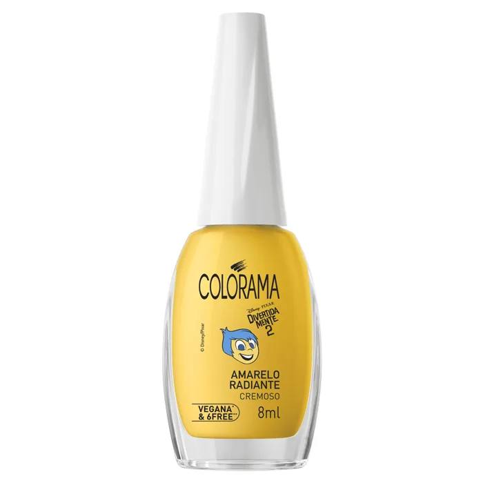 Esmalte Colorama Amarelo Radiante Divertidamente 2 8ml - Colorama