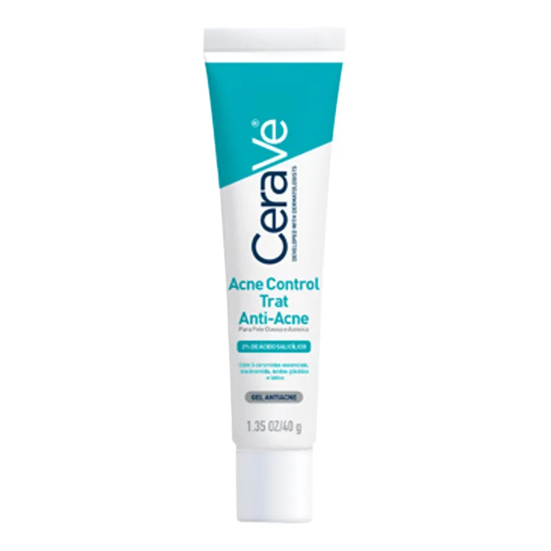 Gel Antiacne Facial Cerave Acne Control Trat 40g - Cerave