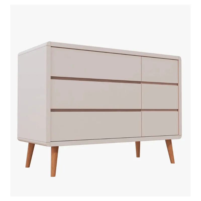 Cômoda Sonhos Up com Porta New Rosa Old/Madeira