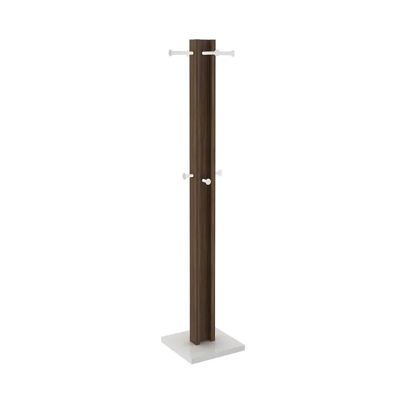 Cabideiro Para Quarto Az1018 Mdp Nogal Branco