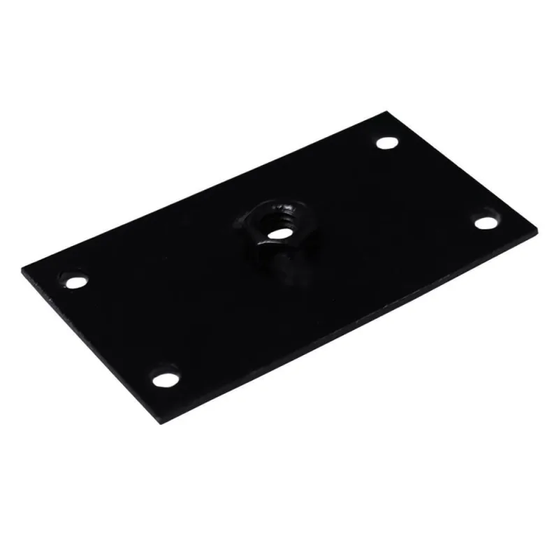 Chapinha Gran Belo G59 para Pés Palito em Aço Carbono Chapa Reta Rosca 5-16 Preto - Gran Belo