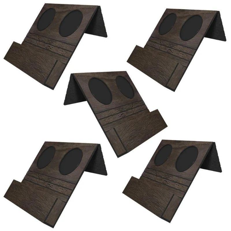 Kit 05 Esteiras Bandejas Com Suporte Para Copos E Controle