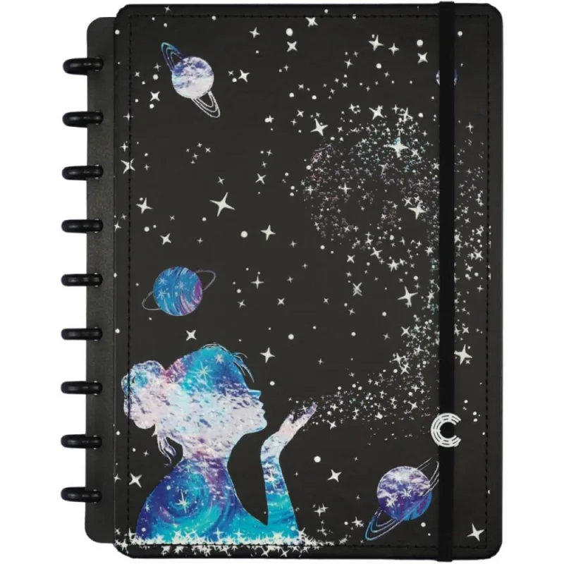 Caderno Inteligente Medio Poeira das Estrelas 80FL - Caderno Inteligente - Papelaria