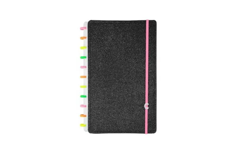 CADERNO MEDIO BLACK ECOLOGICO CADERNO INTELIGENTE - Caderno Inteligente