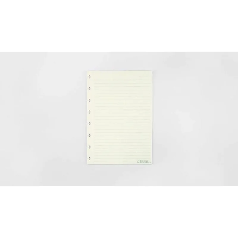 Refil Para Caderno Inteligente A5 Off White 50 Folhas Pautado