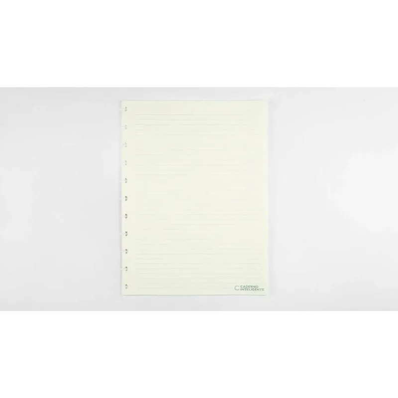 Refil Para Caderno Inteligente Grande Off White 50 Folhas Pautado