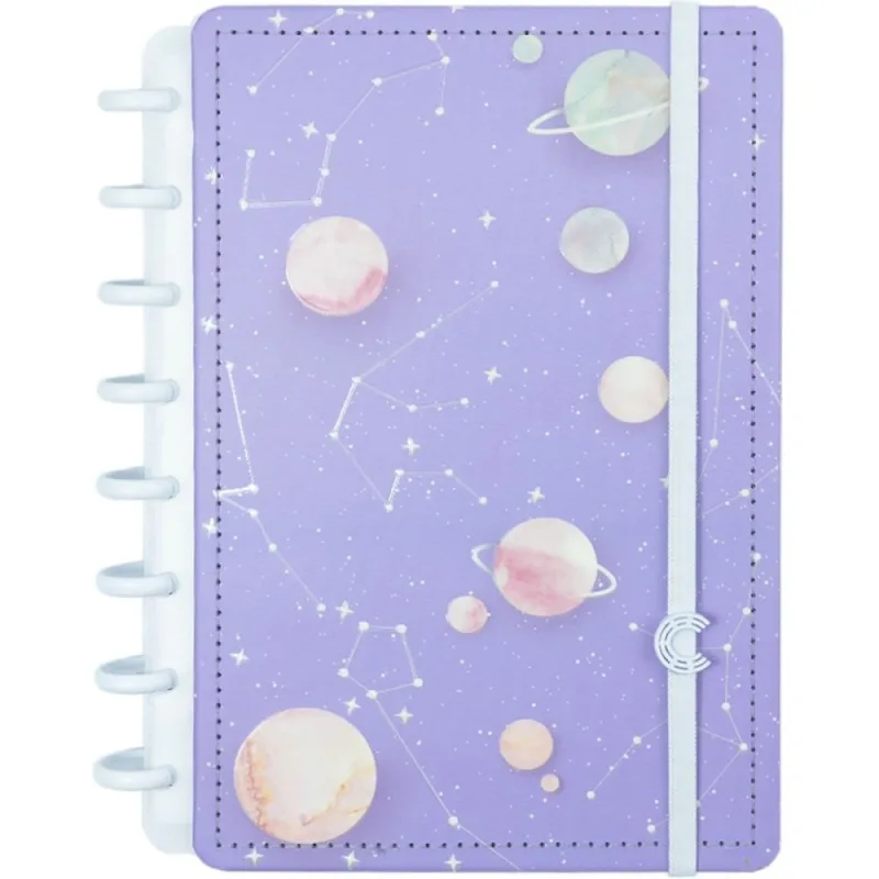 Caderno Inteligente A5 Purple Galaxy BY Gocase - Caderno Inteligente - Papelaria
