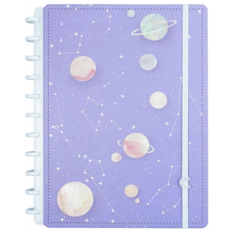 Caderno Inteligente Purple Galaxy by Gocase Grande (CIGD4163) - Caderno Inteligente - Papelaria