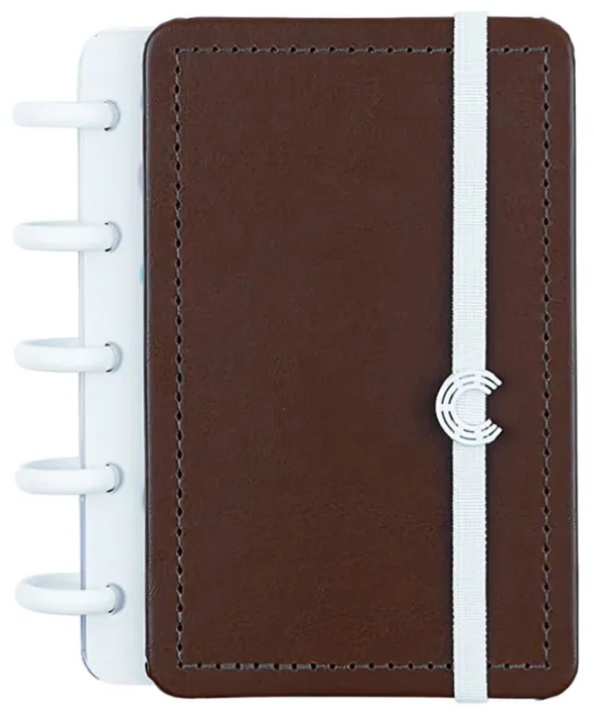 Caderno Inteligente 50 Folhas Pequeno Marrom Espress - LC - Papelaria