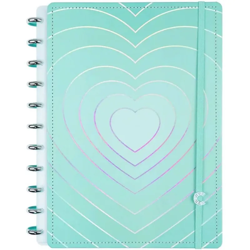 Caderno Inteligente Turquoise Love Grande (CIGD4306) - Caderno Inteligente