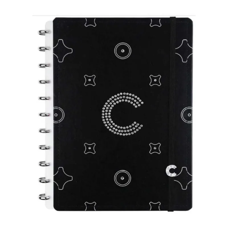 Caderno CI Monogram Collection com Crystals Swarovski A5 - Caderno Inteligente - Papelaria