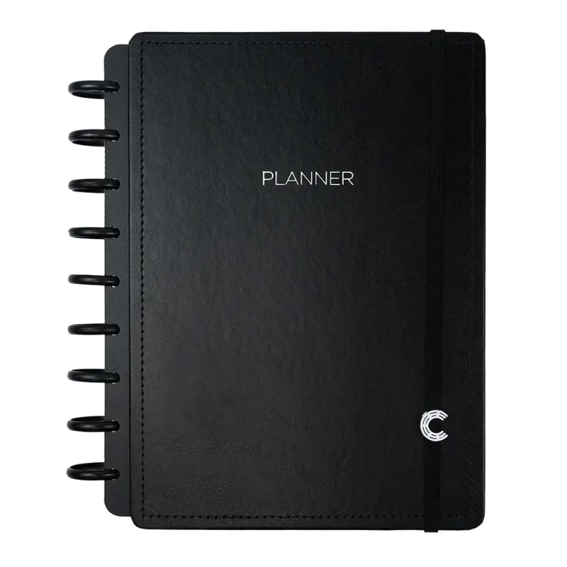 Planner Permanente Casual Inteligente M Preto Cimd3336 Cibound