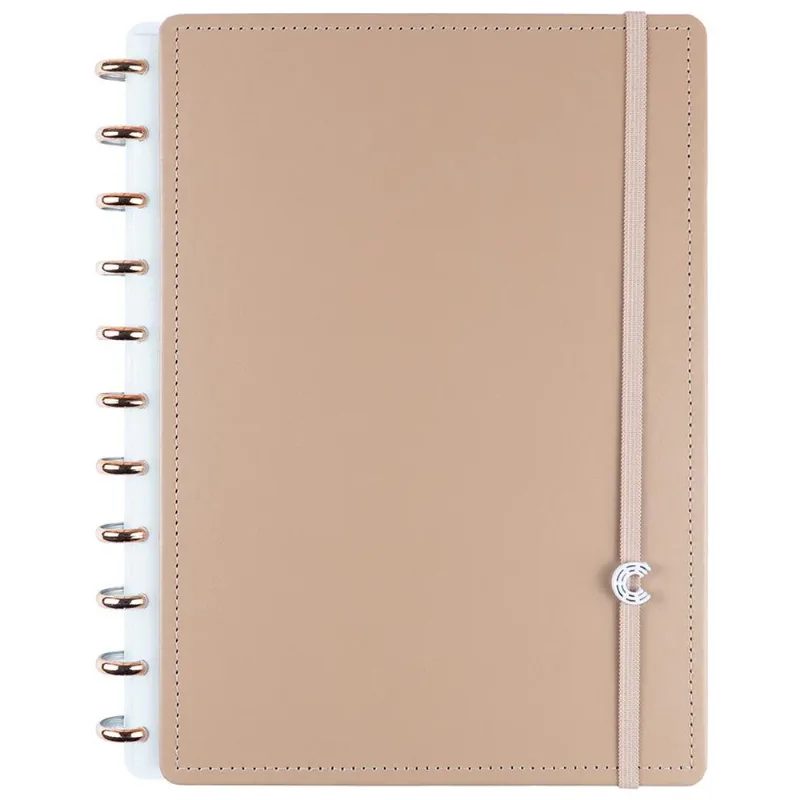 Caderno Inteligente Grande 80 Folhas Cappuccino