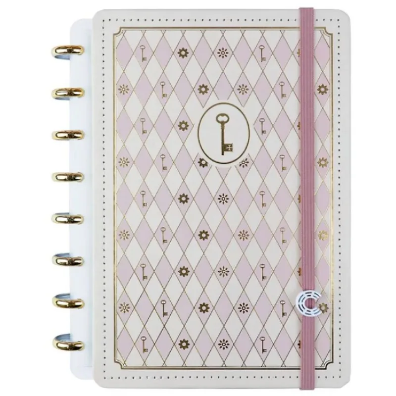 Caderno Inteligente A5 80 Folhas Isa Akkari Rose Key