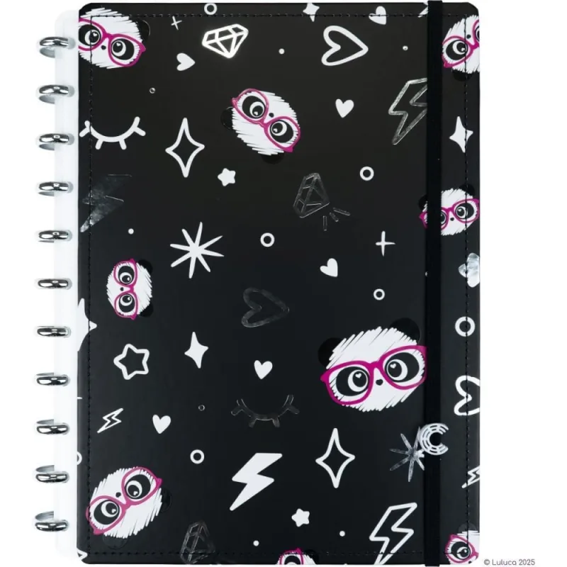 Caderno Inteligente Grande Luluca Pandalu STAR 80FLS - Caderno Inteligente - Papelaria