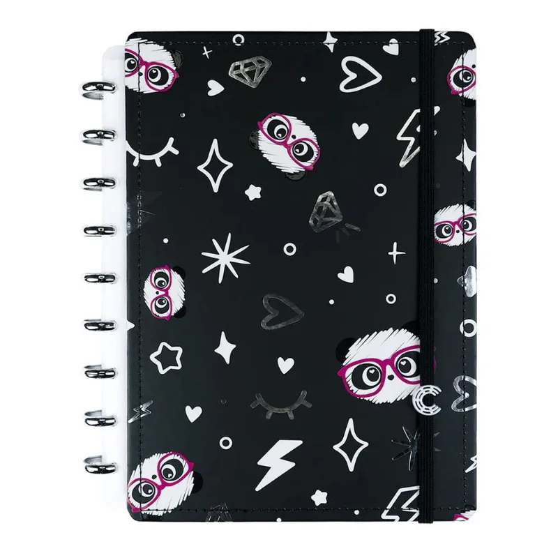 Caderno Inteligente Médio 80 Folhas Pandalu Star Luluca - Caderno Inteligente - Papelaria