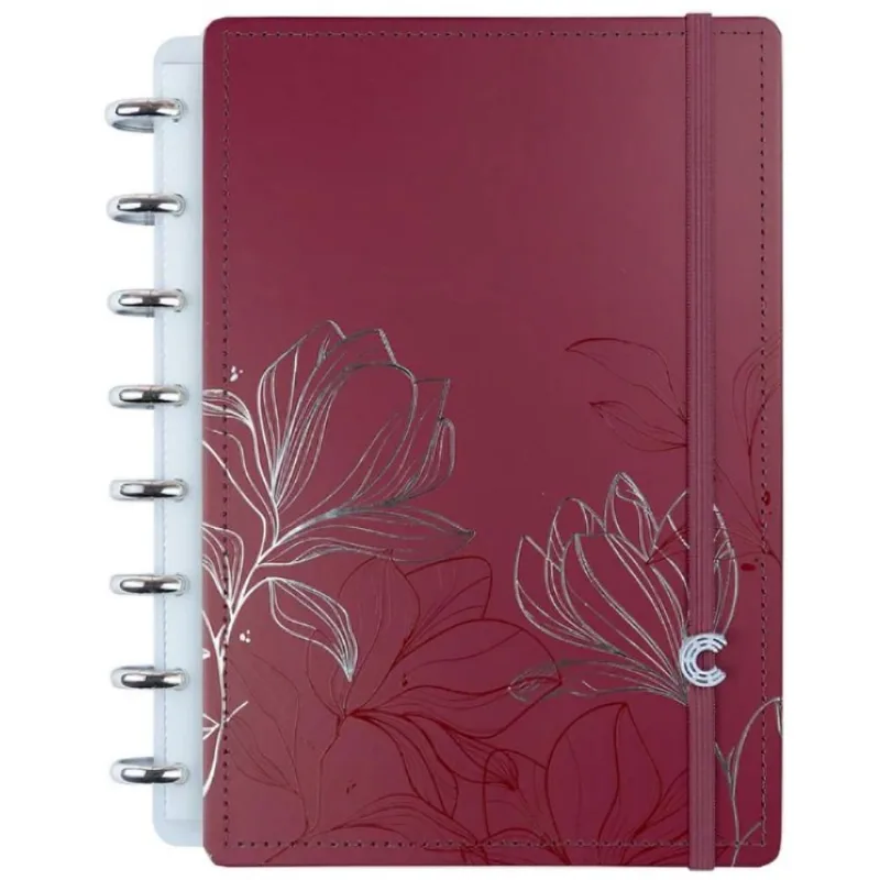 Caderno Inteligente A5 80 Folhas Bruna Tavares Cherry - Caderno Inteligente - Papelaria