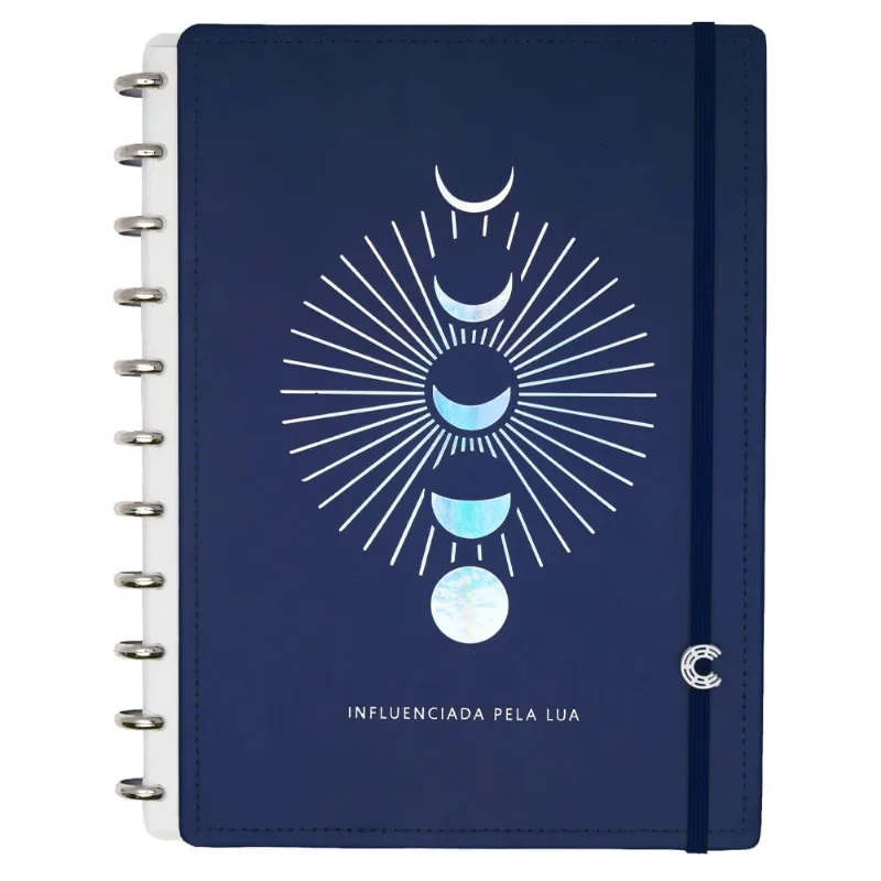 Caderno Inteligente Grande Mica Rocha Influenciada Pela Lua