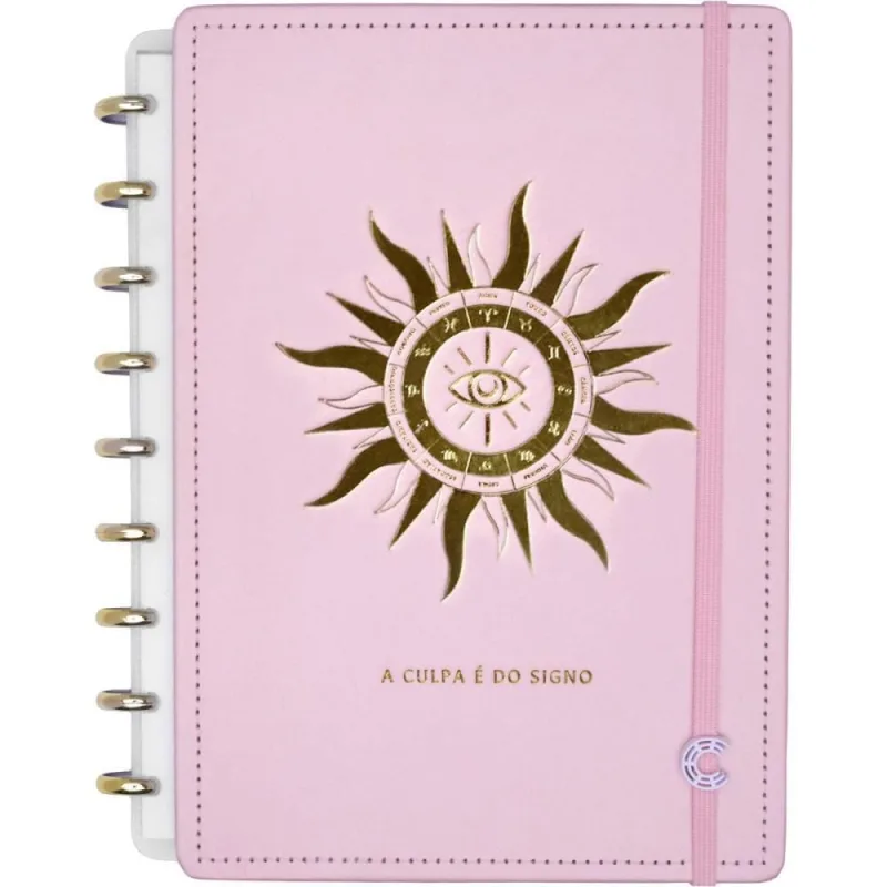 Caderno Inteligente Medio a Culpa e do Signo 80F BY Mica - Caderno Inteligente - Papelaria